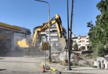 Αμιαντοσωλήνα ύδρευσης, που δεν ήταν γνωστός, αποκάλυψε η ανάπλαση στο τέρμα Εθνικής Αντιστάσεως