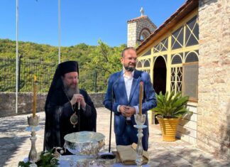 Ι.Μ. Εισοδίων της Θεοτόκου Μυρτιάς: Ξεκίνησαν οι εργασίες αποκατάστασης