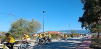 Μεσολόγγι: Μεγάλη η συμμετοχή στην ποδηλατάδα στα πλαίσια του Συνεδρίου Καρδιολογίας