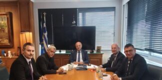 Συνάντηση Τσιάρα με Καραγκούνη και Δημάρχους: Αρδευτικά, οδοποιία και ευλογιά στην ατζέντα