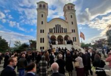 Εγκαινιάστηκε ο Ιερός Ναός της Αγίας Βαρβάρας Αγρινίου