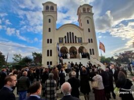 Εγκαινιάστηκε ο Ιερός Ναός της Αγίας Βαρβάρας Αγρινίου