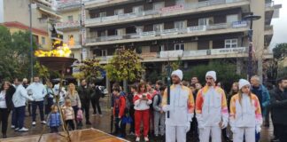 Η Ολυμπιακή Φλόγα Milano – Cortina στο Αγρίνιο