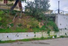 Καθίζηση του οδοστρώματος στη Σταμνά – Παρέμβαση του αντιδημάρχου Πολιτικής Προστασίας