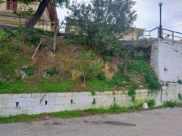 Καθίζηση του οδοστρώματος στη Σταμνά – Παρέμβαση του αντιδημάρχου Πολιτικής Προστασίας