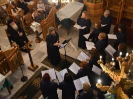 Καταχειροκροτήθηκε η Χορωδία «Αγία Σκέπη» στο Διεθνές Συμπόσιο Ψαλτριών στον Βόλο