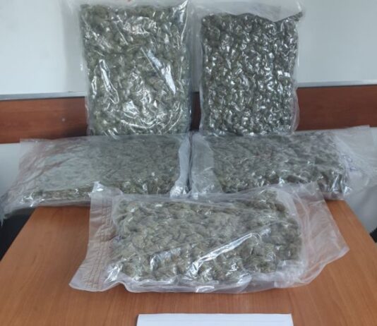 Συνελήφθη στην εθνική οδό Αγρινίου – Καρπενησίου να μεταφέρει πάνω από 5 κιλά χασίς