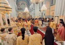 Μεσολόγγι: Πρώτη Θεία Λειτουργία στον ανακαινισθέντα Ι.Ν. του Αγίου Σπυρίδωνος