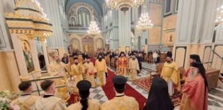 Μεσολόγγι: Πρώτη Θεία Λειτουργία στον ανακαινισθέντα Ι.Ν. του Αγίου Σπυρίδωνος