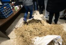 Κοπριά και σανό από τους αγρότες στα γραφεία Καραγκούνη και Παπαθανάση