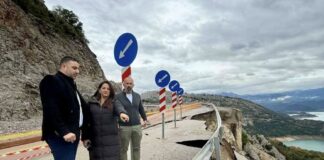 Υποχώρησε τμήμα του οδοστρώματος στο δρόμο Αλευράδα – Γέφυρα Τατάρνας