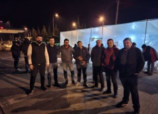 Αντιπροσωπεία του Συνδέσμου Γεωπόνων στο μπλόκο του Αγγελοκάστρου