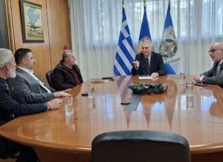 Μαυρομμάτης και Σακελλαρόπουλος με το ΔΣ του Πολεμικού Μουσείου για τα 200 χρόνια από την Έξοδο