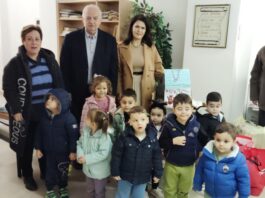Επίσκεψη του παιδικού σταθμού «Η Κοκκινοσκουφίτσα» στο Σύλλογο Πολυτέκνων Αγρινίου