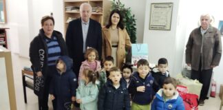Επίσκεψη του παιδικού σταθμού «Η Κοκκινοσκουφίτσα» στο Σύλλογο Πολυτέκνων Αγρινίου