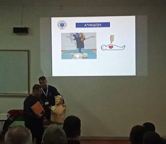 Σεμινάριο πρώτων βοηθειών του ΕΚΑΒ στο Εσπερινό ΕΠΑΛ Αγρινίου