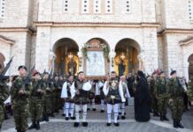 Με λαμπρότητα ο εορτασμός του Πολιούχου Αγίου Σπυρίδωνος στο Μεσολόγγι