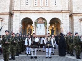 Με λαμπρότητα ο εορτασμός του Πολιούχου Αγίου Σπυρίδωνος στο Μεσολόγγι