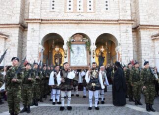 Με λαμπρότητα ο εορτασμός του Πολιούχου Αγίου Σπυρίδωνος στο Μεσολόγγι