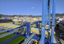 Μπαίνει το στέγαστρο στη μικρή εξέδρα στο γήπεδο του Παναιτωλικού