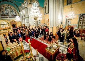 Μεσολόγγι: Με λαμπρότητα τα Θυρανοίξια του ανακαινισθέντος Ι.Ν. του Αγίου Σπυρίδωνος