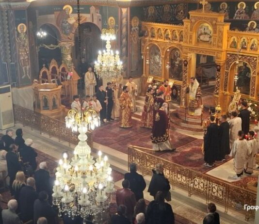 Η εορτή των Χριστουγέννων στη Μητρόπολη Αιτωλίας και Ακαρνανίας