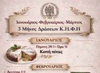 Τρίμηνο δράσεων από το Κ.Η.Φ.Η. του Δήμου Μεσολογγίου