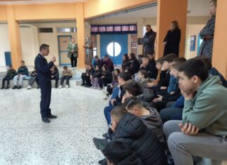 ΕΛ.ΑΣ.: Ενημερωτικές ομιλίες για την οδική ασφάλεια στο Γυμνάσιο Γουριάς