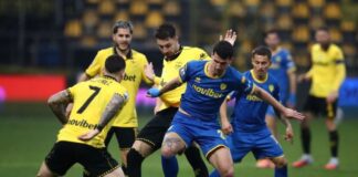 Παναιτωλικός: Ήττα (2-0) και αποκλεισμός στο Κύπελλο από τον Άρη