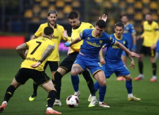 Παναιτωλικός: Ήττα (2-0) και αποκλεισμός στο Κύπελλο από τον Άρη