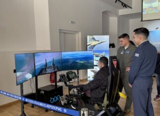 Μεγάλη ανταπόκριση μαθητών στο «F-16 & F-35 Flight Simulator Experience» στο Μεσολόγγι