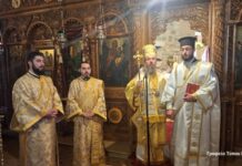 Χειροτονία διακόνου στην Ι.Μ. Παντοκράτορος στο Αγγελόκαστρο