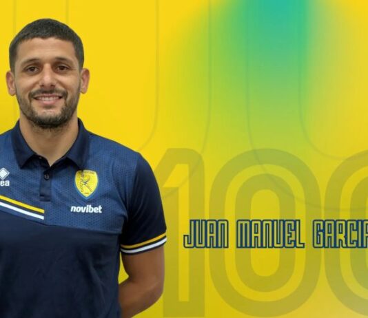 Παναιτωλικός: Για έξι μήνες και οψιόν για ένα ακόμη χρόνο ο Γκαρσία