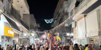 Με απόλυτη επιτυχία ολοκληρώθηκε το 41ο Μεσολογγίτικο Καρναβάλι