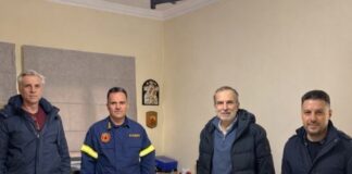 Συνάντηση του ΣΕΕΔΑ με το Διοικητή της Πυροσβεστικής Αγρινίου