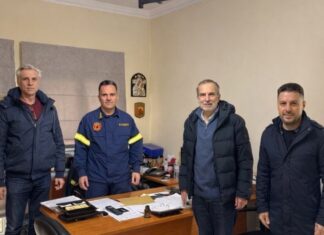 Συνάντηση του ΣΕΕΔΑ με το Διοικητή της Πυροσβεστικής Αγρινίου