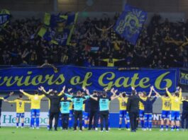 Το «πάρτι» των παικτών του Παναιτωλικού με τον κόσμο του