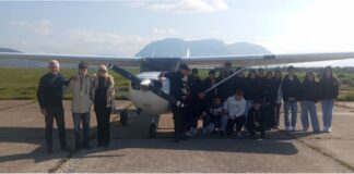 Επίσκεψη του Γυμνασίου Ευηνοχωρίου στο αεροδρόμιο Μεσολογγίου