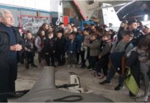 Μαθητές του 1ου Δημοτικού Σχολείου Θεστιέων επισκέφθηκαν το Αεροδρόμιο Μεσολογγίου