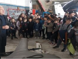 Μαθητές του 1ου Δημοτικού Σχολείου Θεστιέων επισκέφθηκαν το Αεροδρόμιο Μεσολογγίου