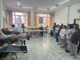 Με επιτυχία η εθελοντική αιμοδοσία στο 12ο Δημοτικό Σχολείο Αγρινίου