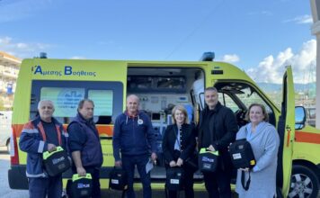 6 νέοι απινιδωτές στο Δήμο Μεσολογγίου με χορηγία Γεωργιάδη