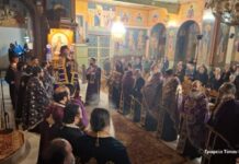 Ο δεύτερος Κατανυκτικός Εσπερινός στον Ιερό Ναό του Αγίου Χριστοφόρου Αγρινίου