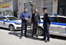 Eνίσχυση της Αστυνομικής Διεύθυνσης Αιτωλίας με ελαστικά από την Περιφέρεια