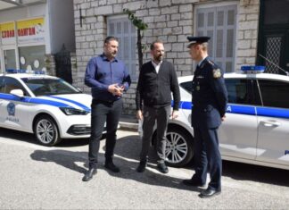 Eνίσχυση της Αστυνομικής Διεύθυνσης Αιτωλίας με ελαστικά από την Περιφέρεια