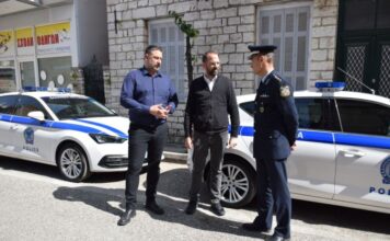 Eνίσχυση της Αστυνομικής Διεύθυνσης Αιτωλίας με ελαστικά από την Περιφέρεια