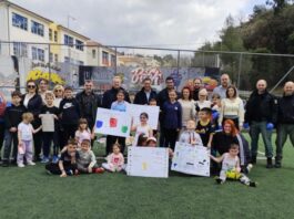 Γονείς και μαθητές του 2ου Δημοτικού Σχολείου καθάρισαν τα γηπεδάκια του παλαιού Αγίου Χριστοφόρου