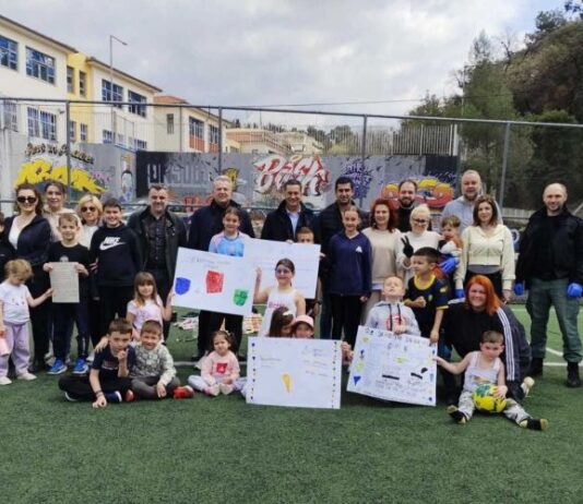 Γονείς και μαθητές του 2ου Δημοτικού Σχολείου καθάρισαν τα γηπεδάκια του παλαιού Αγίου Χριστοφόρου