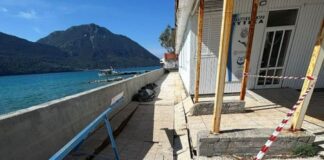 Kινητοποίηση του Δήμου Ξηρομέρου για την καθίζηση στον περιβάλλοντα χώρο του παλαιού Κ.Υ. Μύτικα