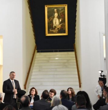 Ο πίνακας του Ευγένιου Ντελακρουά «Η Ελλάδα στα ερείπια του Μεσολογγίου» στο «γενέθλιο» τόπο του